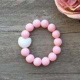 Kids Teething Bracelet - Amelia (Pink)